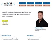 Tablet Screenshot of agvm.de